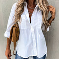 Katherine | Ontspannen Knop-Front Shirt