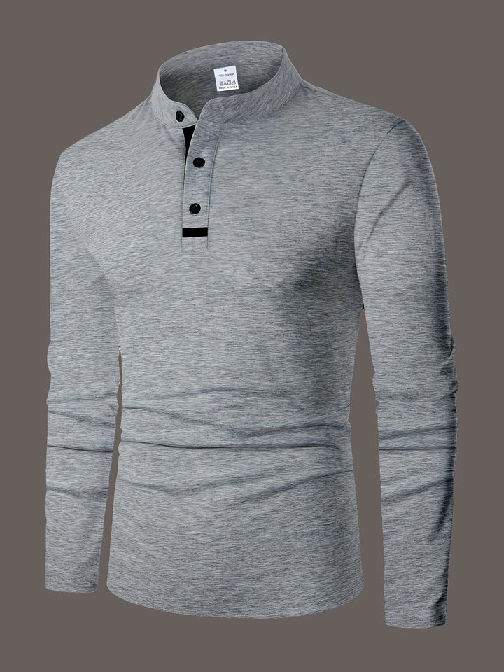 Jasper | Verfijnde Lange Mouwen Henley