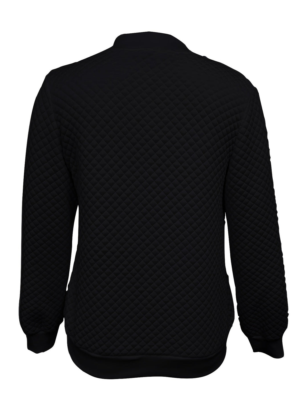 Carolyn | Gequiltte Textuur Baseball Jacket