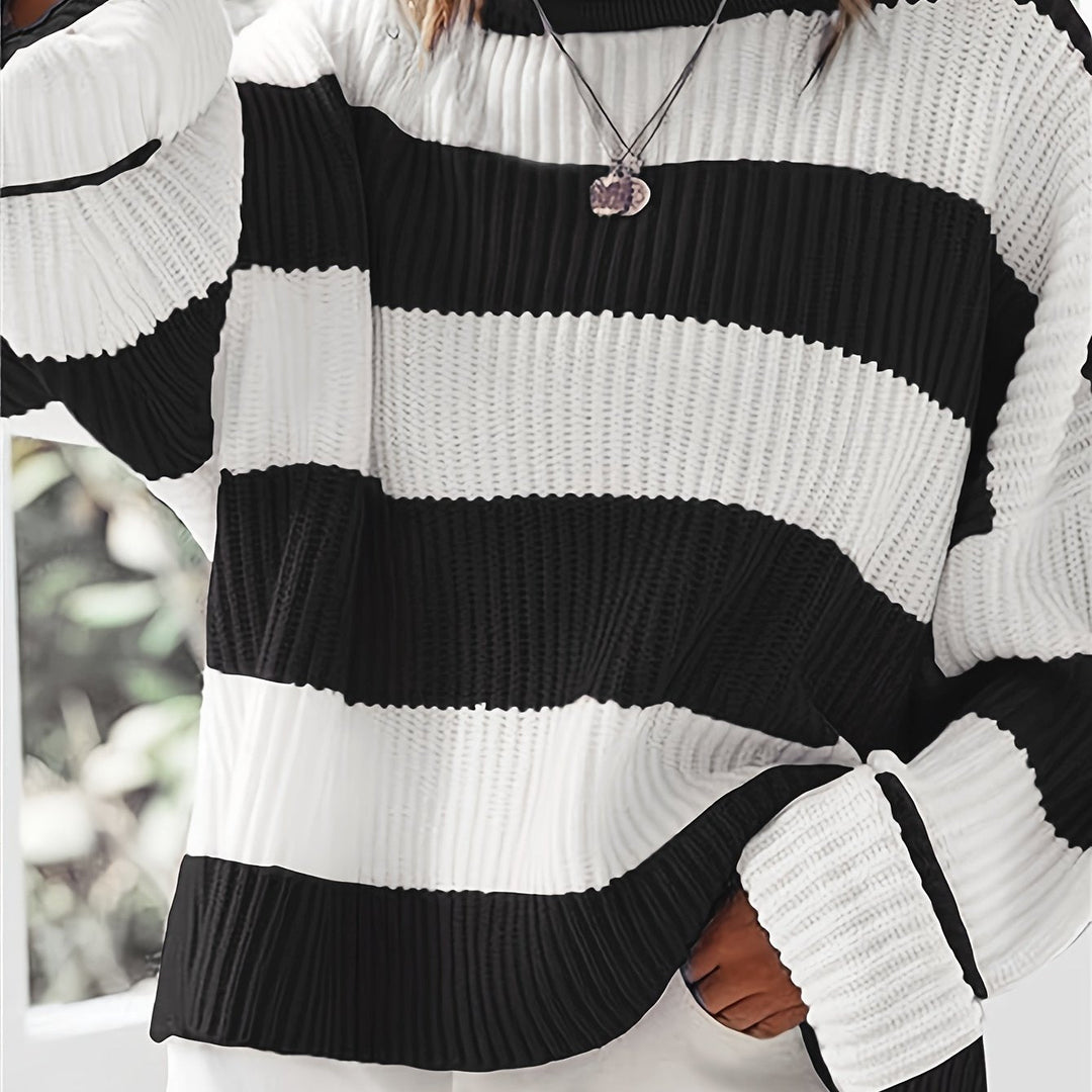 Ivy | Ontspannen Colorblock Trui