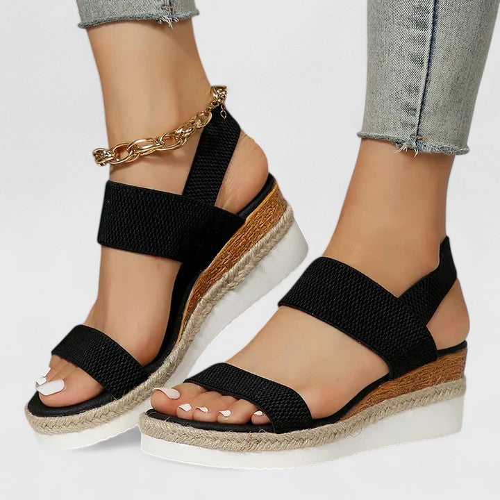 Belinda | Comfort Wedge Sandalen
