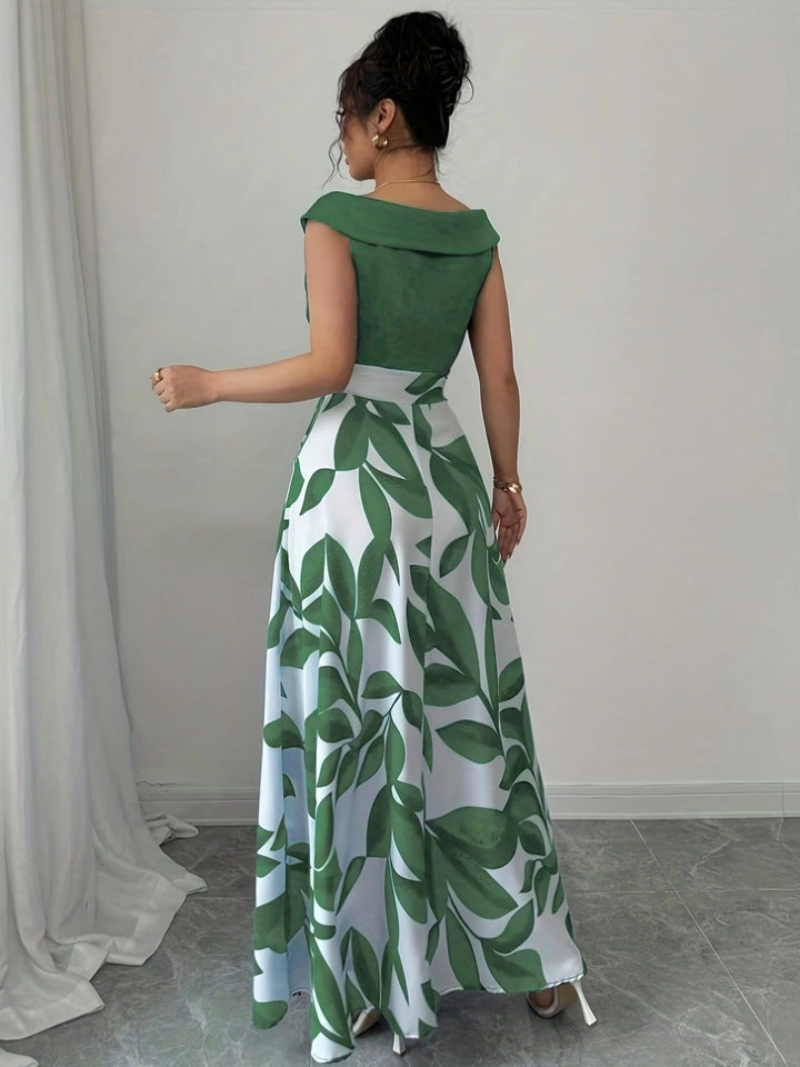 Lucille | Elegante Bloemen Maxi Jurk