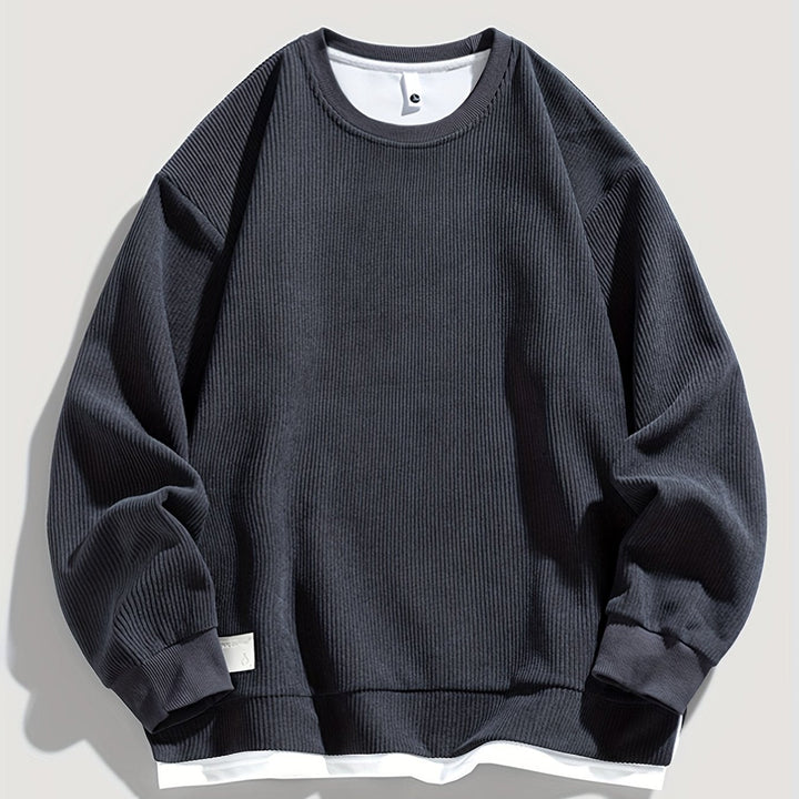 Harvey | Gelaagde Crewneck Sweatshirt