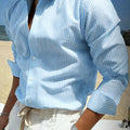 Spencer | Textured Striped Long-Sleeve Shirt