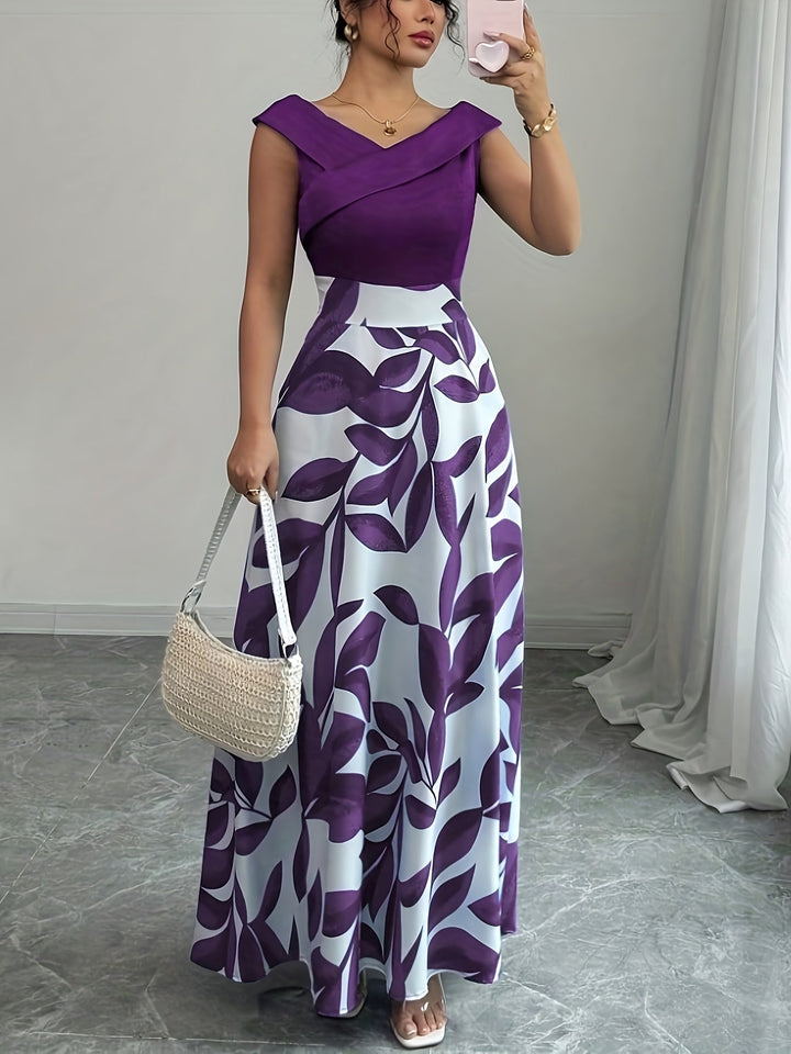 Lucille | Elegante Bloemen Maxi Jurk