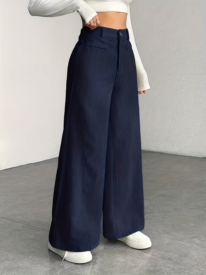 Kimberly | Hoge Taille Wijde Pantalon