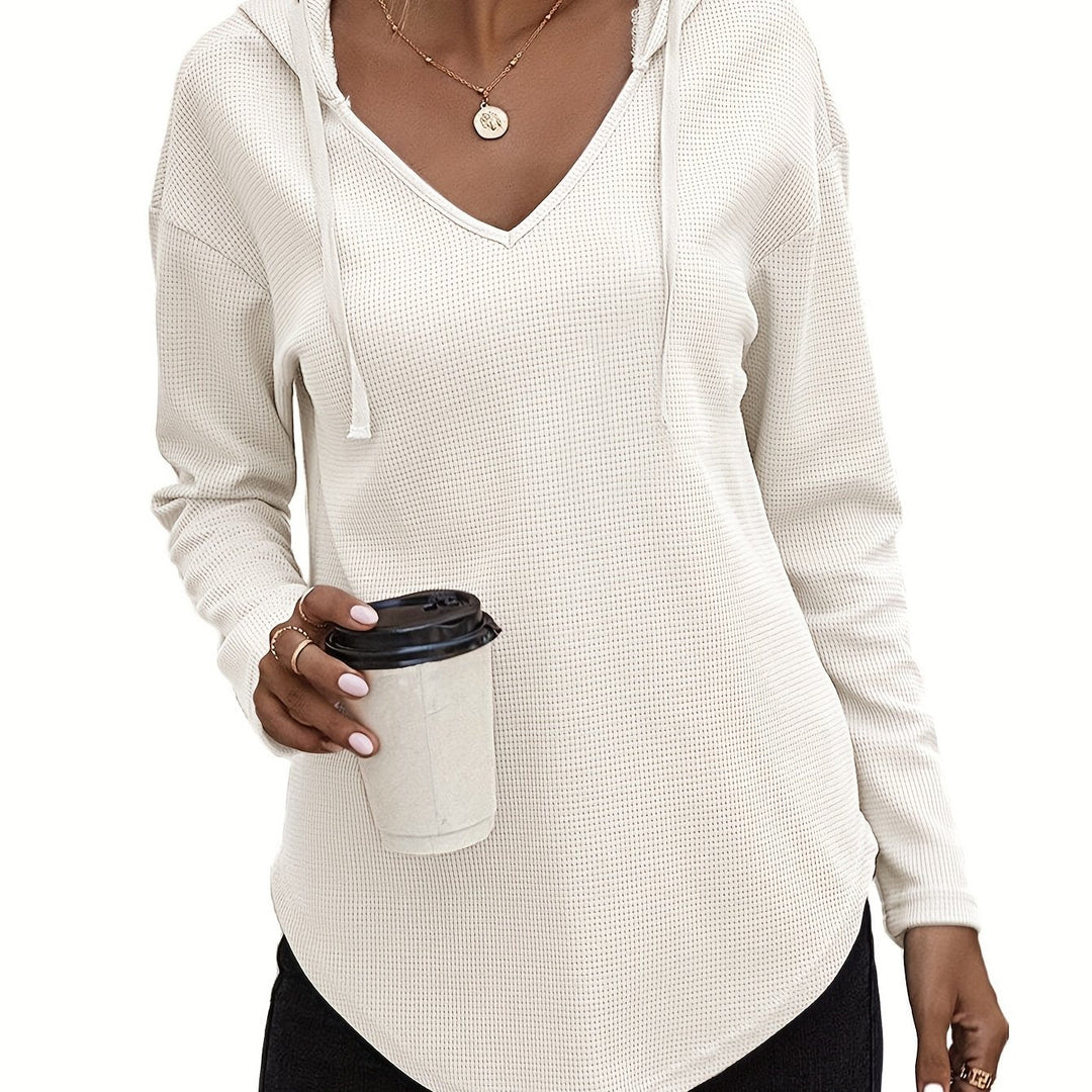 Kendra | Ontspannen V-Hals Hoodie