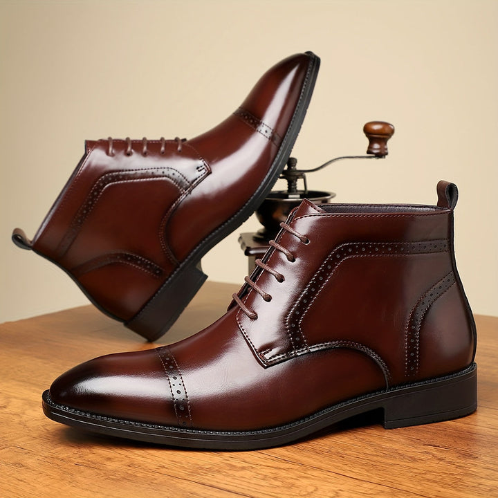 Everly | Verfijnde Cap-Toe Enkellaarzen