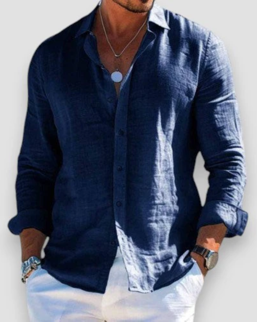 Connor | Casual Zomer Lange Mouwen Shirt
