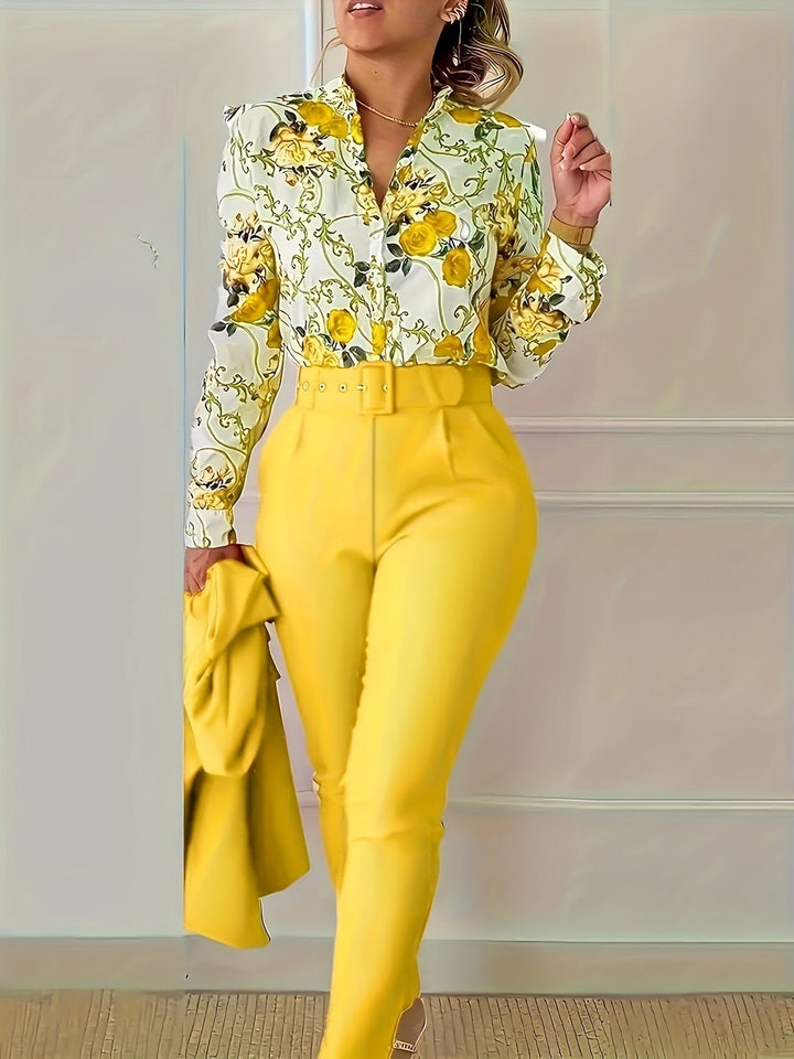 Susanna | Elegante Bloemige Twee-Piece Set
