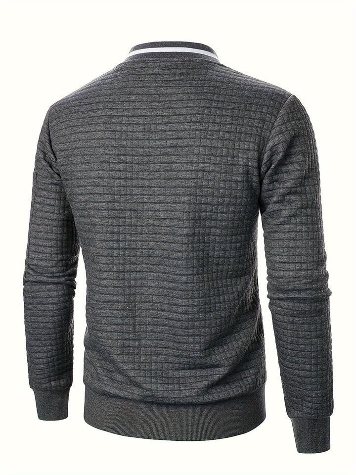Raymond | Textured Zip-Up Bomberjack