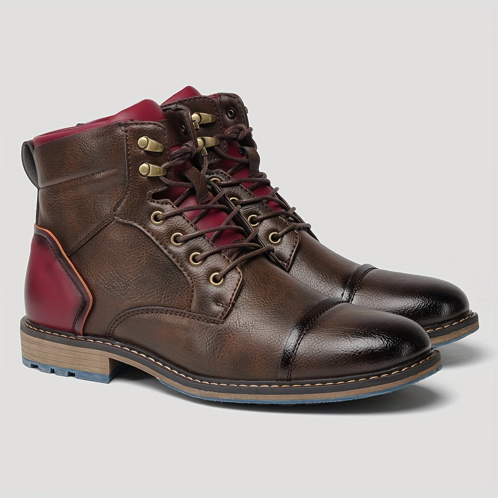 Rupert | Verfijnde Cap-Toe Enkellaarzen
