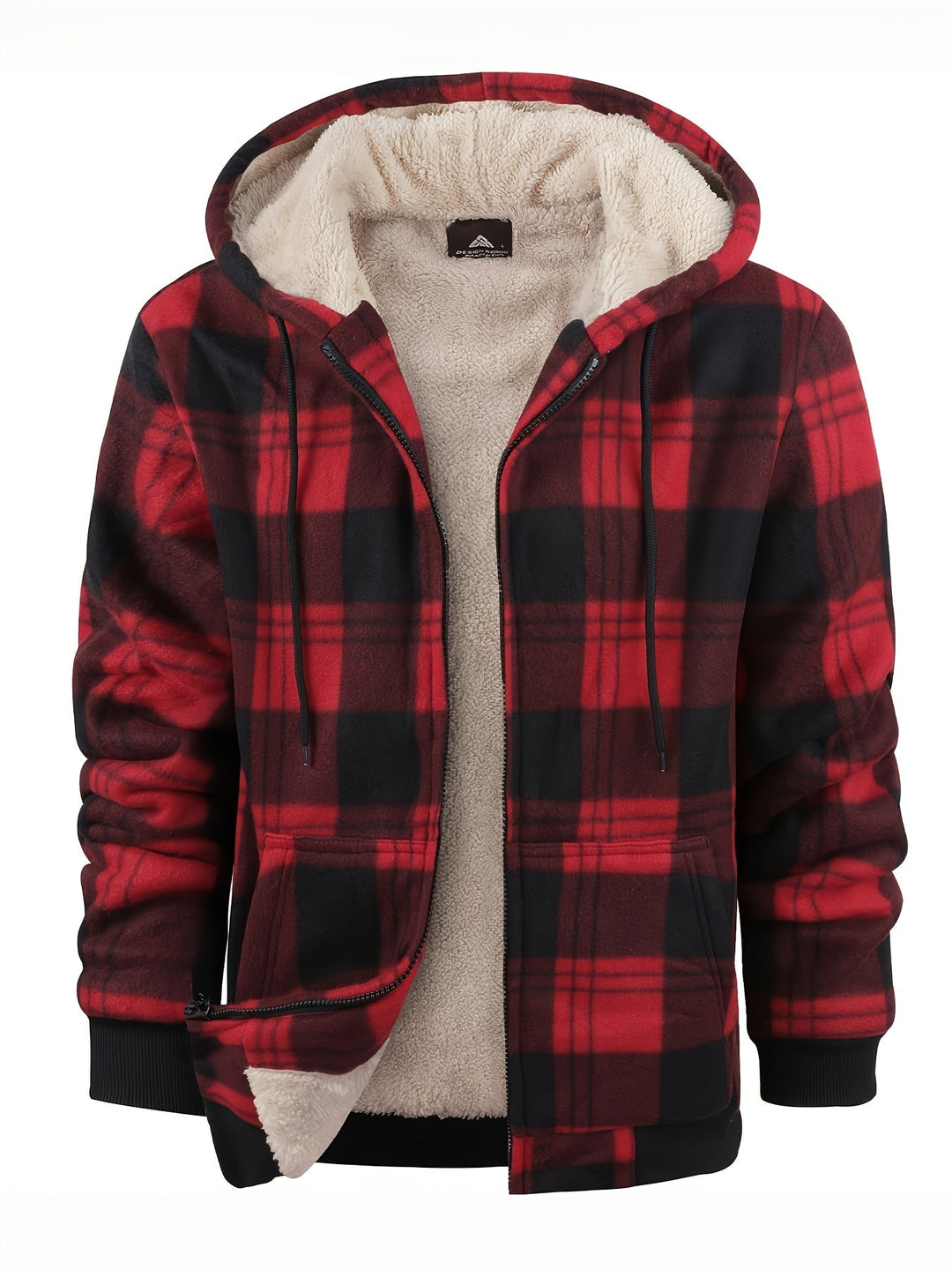 Declan | Gezellige Hooded Zip-Up Jacket