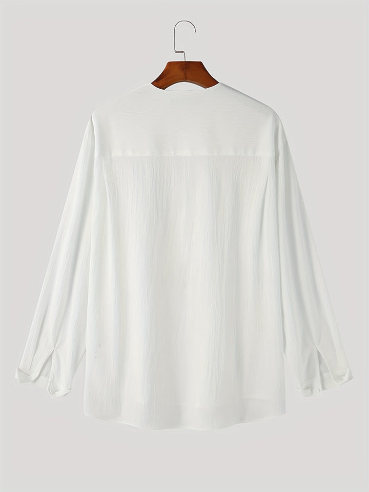 Franklin | Kraagloze V-hals Shirt