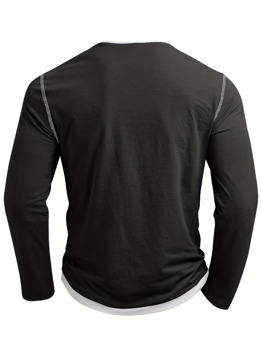 Nathan | Verfijnde Notch-Neck Henley Shirt