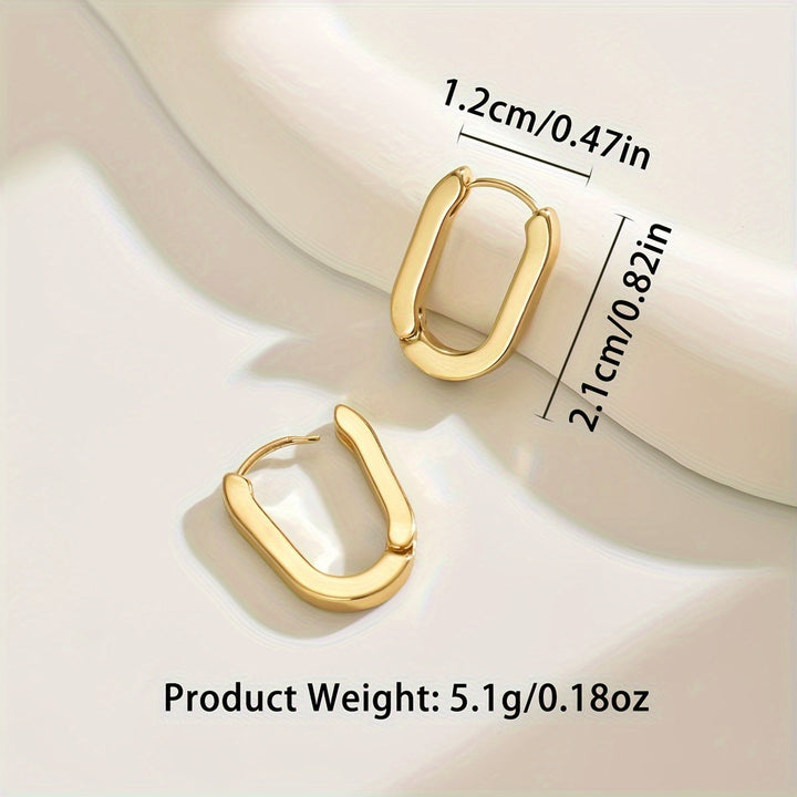Wanda | Elegante Geometrische Hoepel Oorbellen