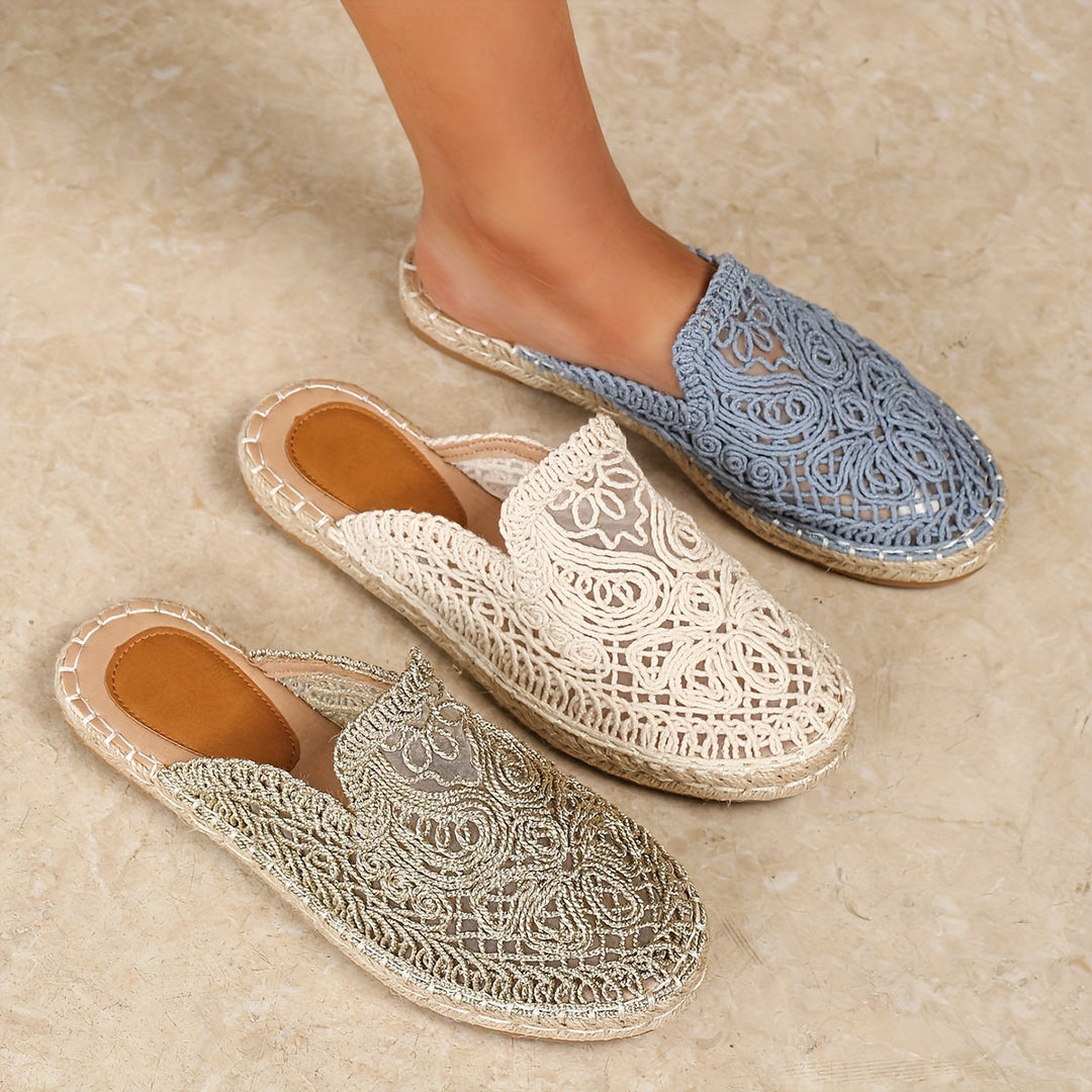 Bonnie | Geweven Slip-On Muilen