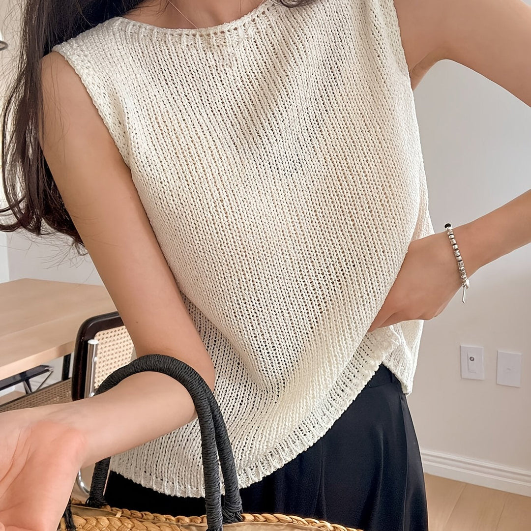 Nina | Ontspannen Mouwloos Topje