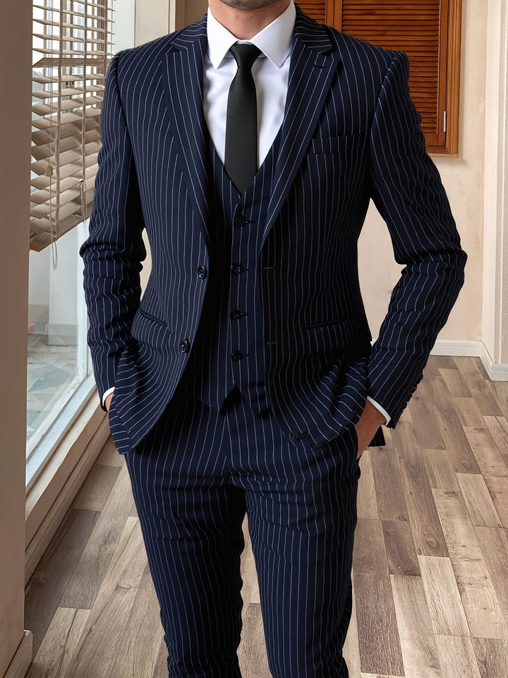 Sullivan | Drie-delige Pinstripe Pak