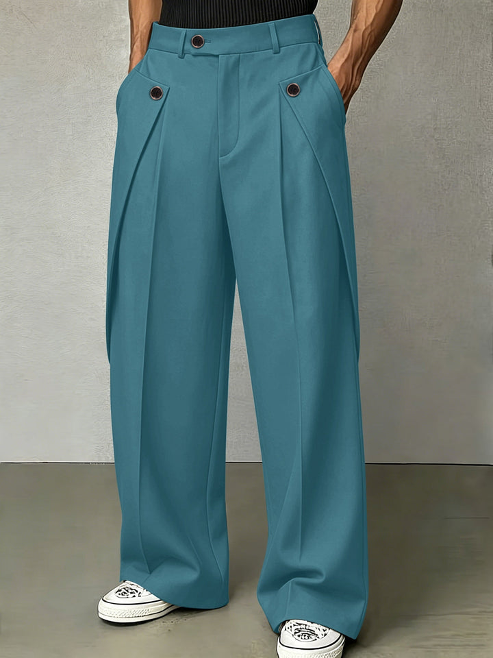 Hudson | Geplooide Wijde Pantalon