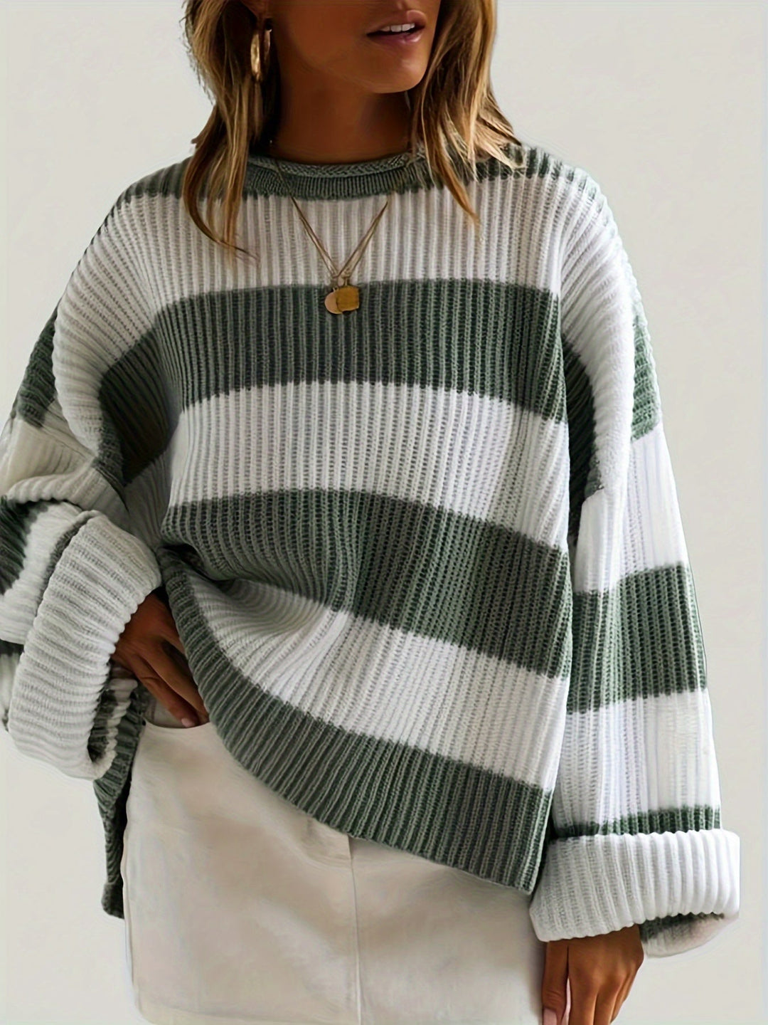 Ivy | Ontspannen Colorblock Trui