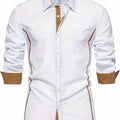 Graham | Contrast-Trim Slim Shirt