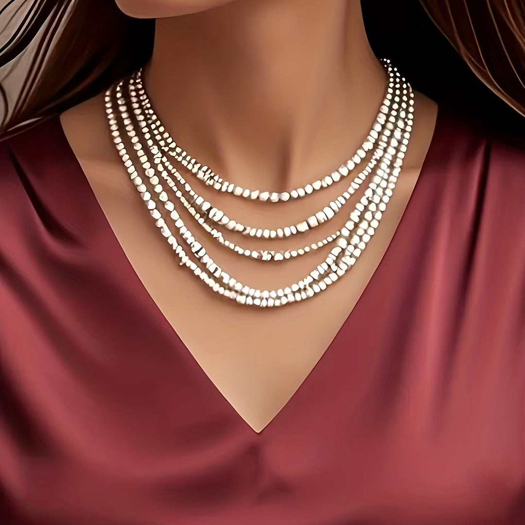 Estelle | Gedrapeerde V-Hals Blouse