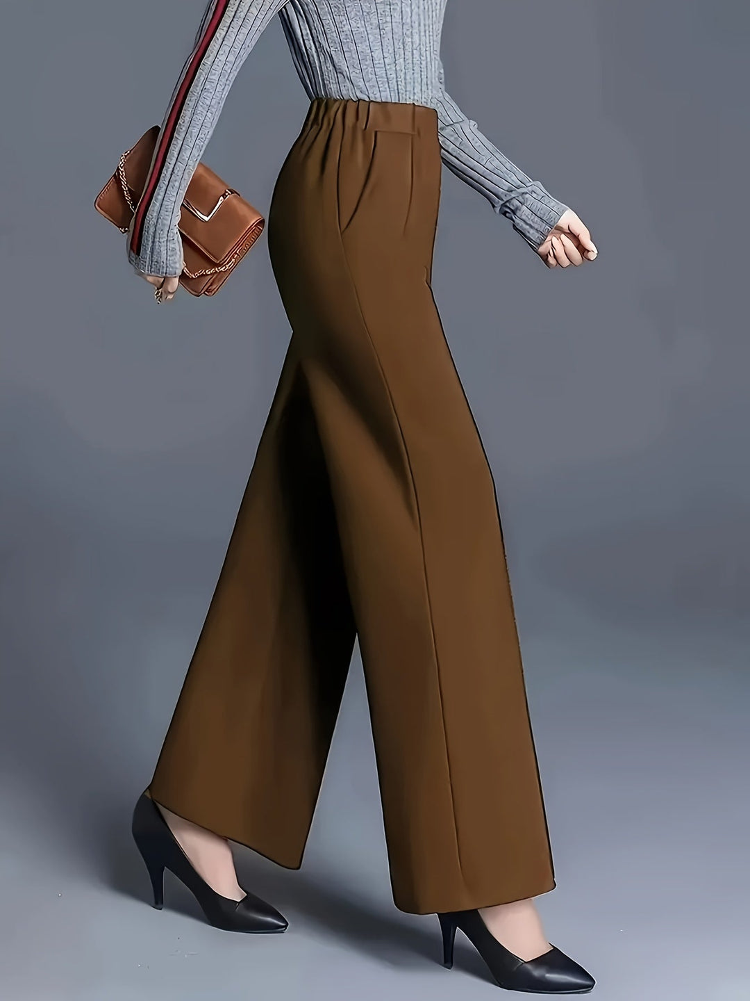 Claudia | Hoge Taille Wijde Pantalon