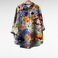 Tabitha | Klassieke Waterverf Bloemen Blouse