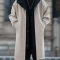 Harrison | Verfijnde Lange Hooded Coat