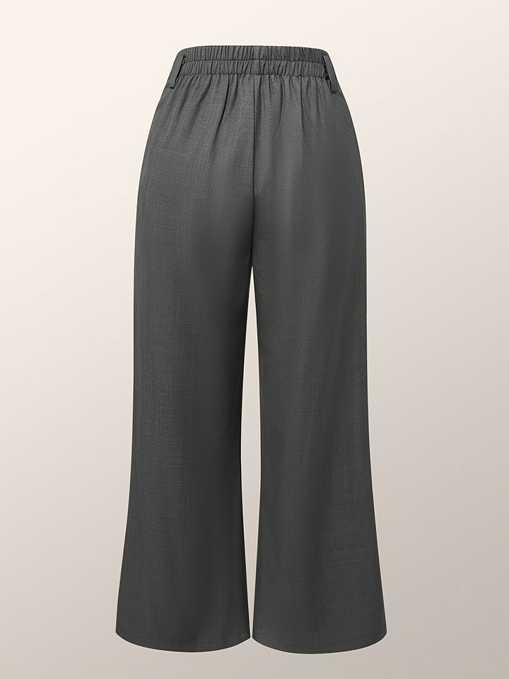 Lorraine | Wijde Pijpen Split Broek