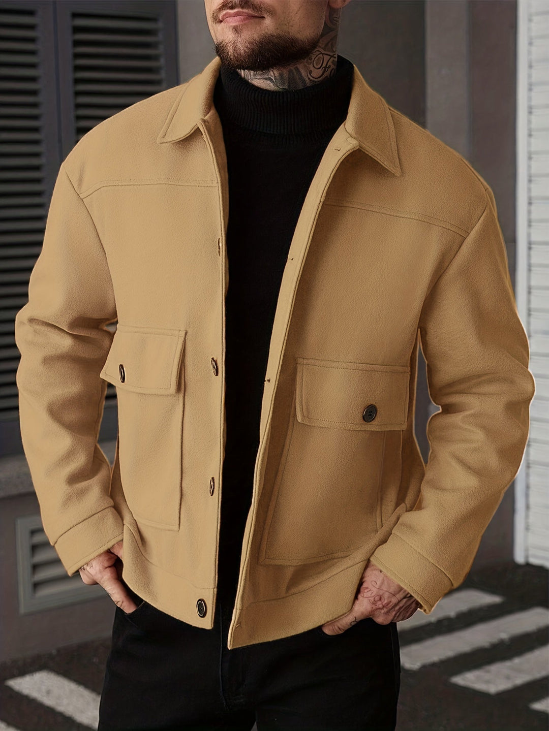 Donovan | Gestructureerde Utility Jacket