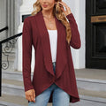 Juliet | Open-Front Draped Cardigan