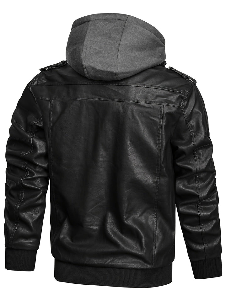 Roderick | Robuuste Bikerjas met Kap
