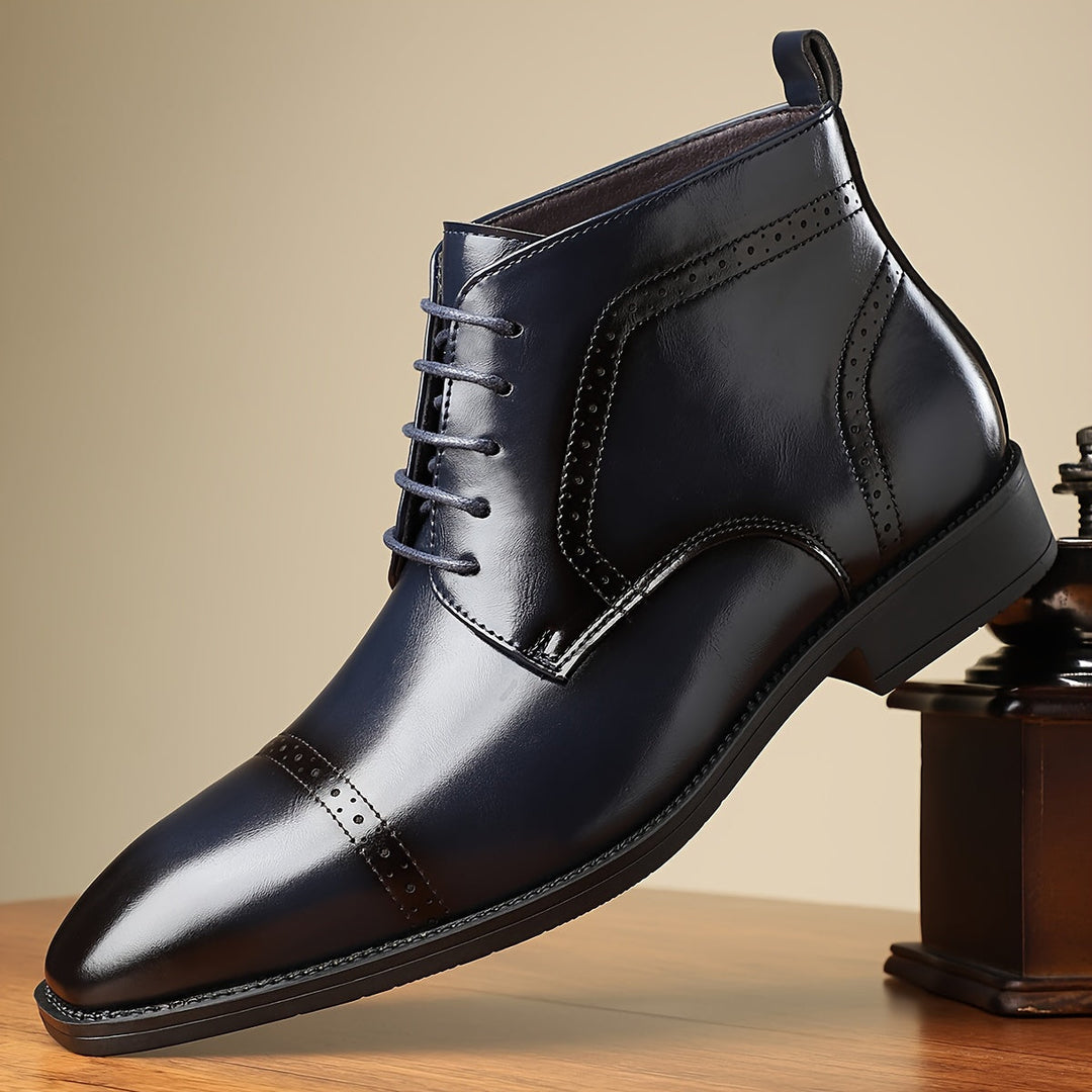 Everly | Verfijnde Cap-Toe Enkellaarzen