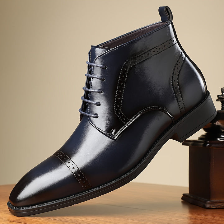 Everly | Verfijnde Cap-Toe Enkellaarzen
