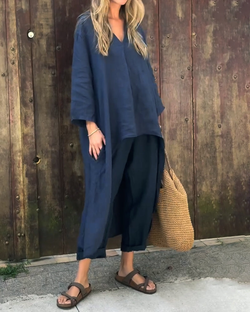 Stella | Elegante Losse V-Hals Set