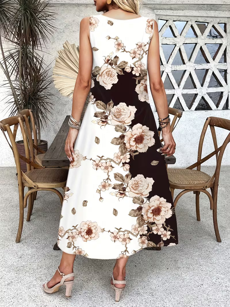 Tahlia | Casual Bloemenprint Pocket Jurk