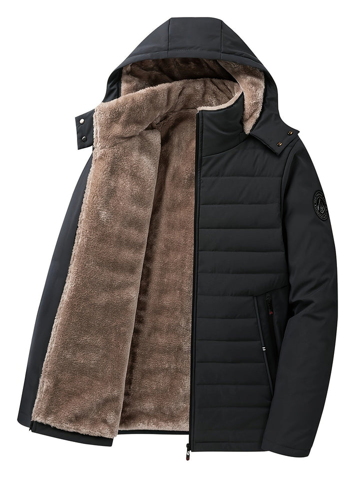 Rhys | Gevoerde Hooded Jas