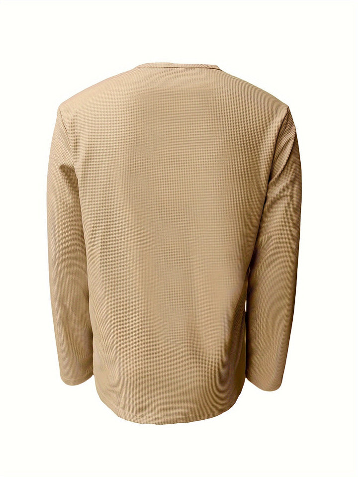 Carson | Getextureerde Lange Mouwen Henley