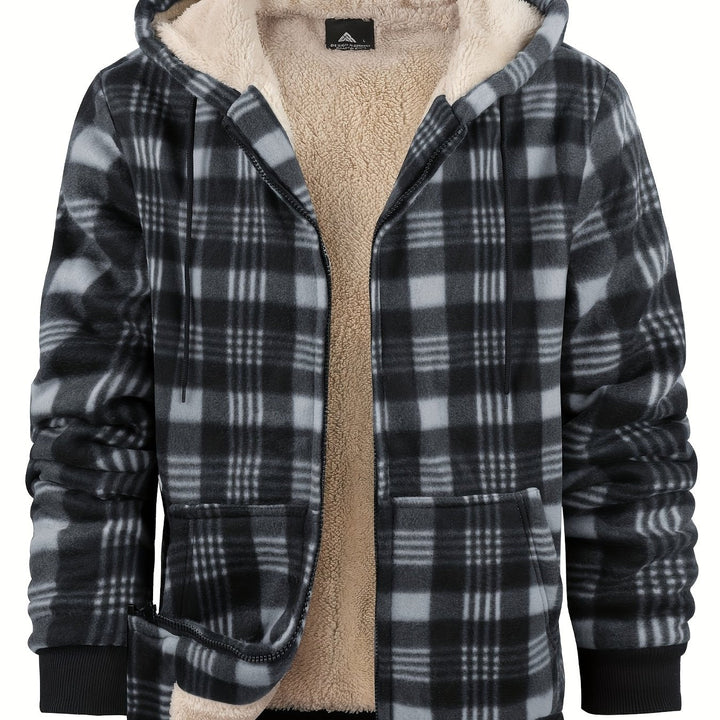 Declan | Gezellige Hooded Zip-Up Jacket