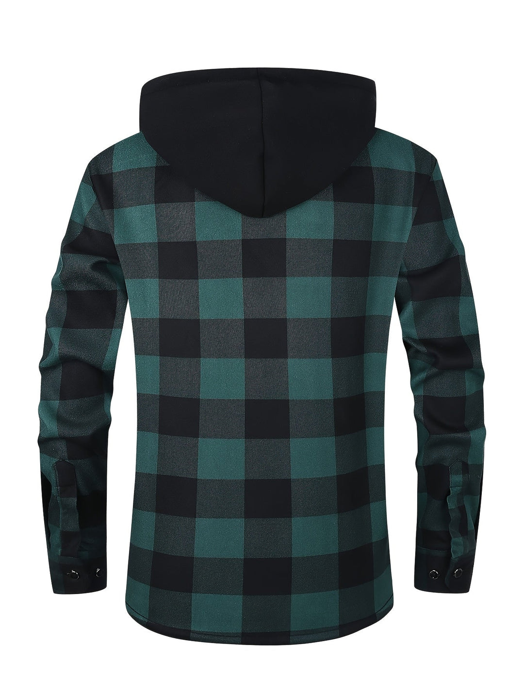 Desmond | Geruite Hooded Shirt Jacket