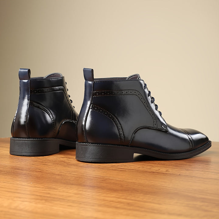 Everly | Verfijnde Cap-Toe Enkellaarzen