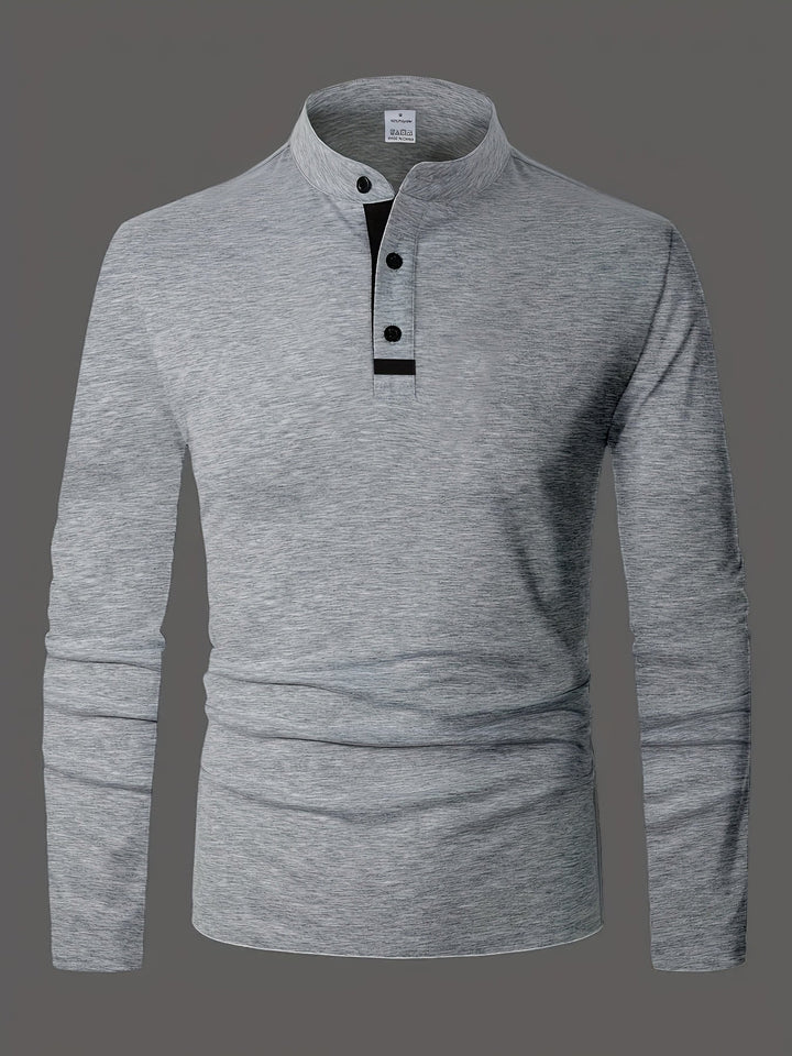 Jasper | Verfijnde Lange Mouwen Henley