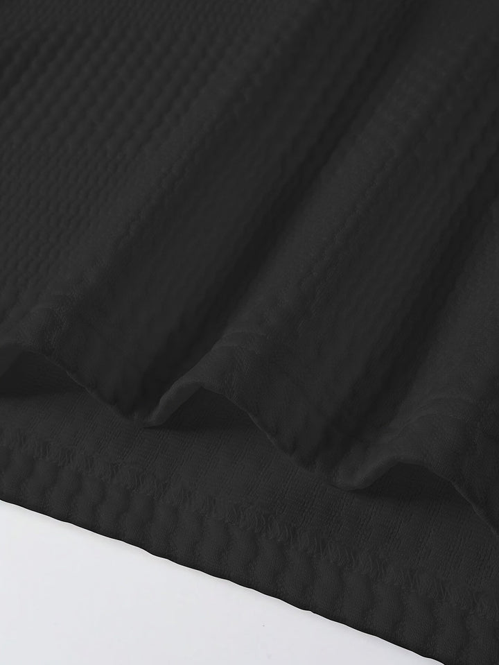 Fletcher | Textured Longsleeve Polo Shirt