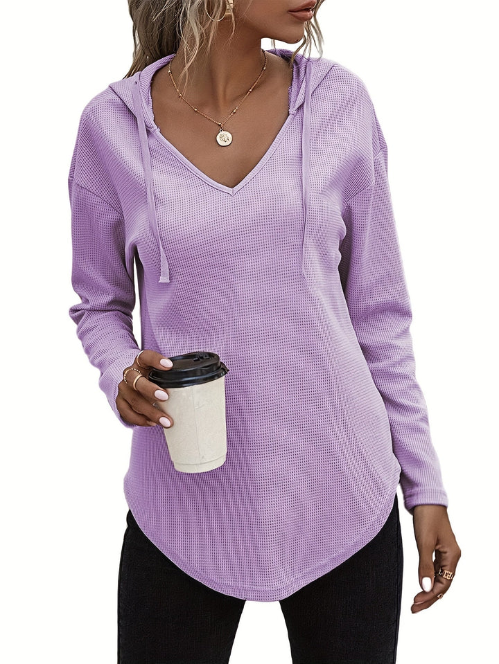 Kendra | Ontspannen V-Hals Hoodie