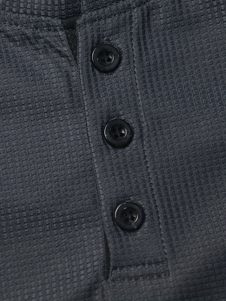 Graham | Klassieke Button Henley Shirt
