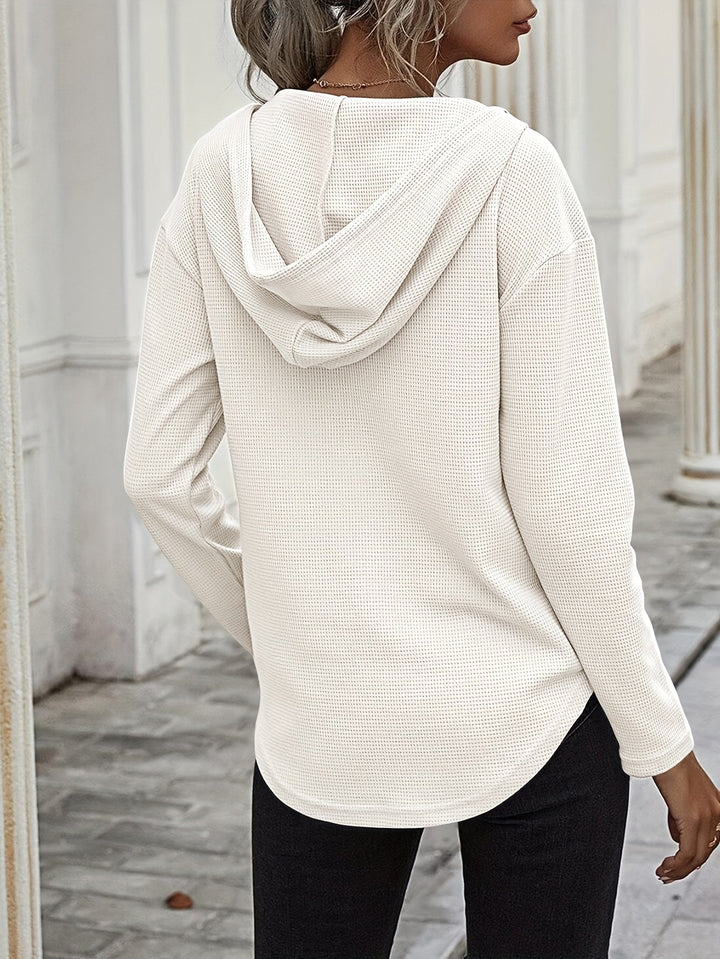 Kendra | Ontspannen V-Hals Hoodie