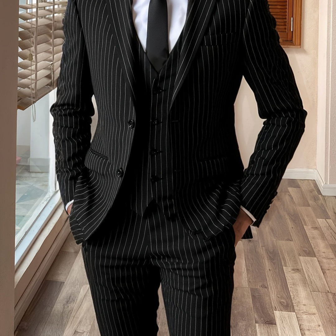 Sullivan | Drie-delige Pinstripe Pak