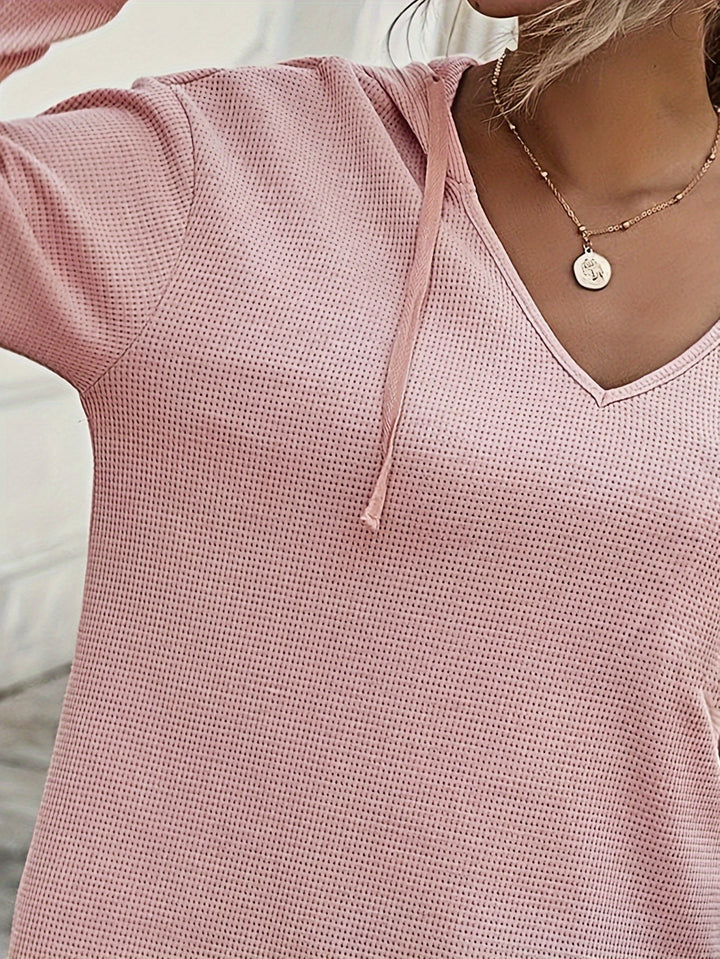 Kendra | Ontspannen V-Hals Hoodie